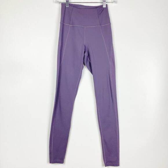 Girlfriend Collective Compressive High Rise Leggings Dahlia Purple Womens Sz XS - Picture 2 of 9